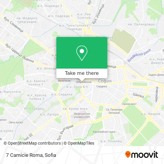 Карта 7 Camicie Roma