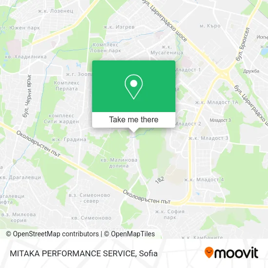 Карта MITAKA PERFORMANCE SERVICE