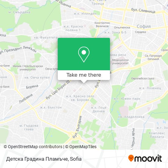 Детска Градина  Пламъче map