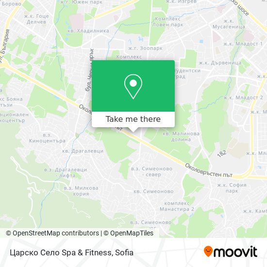 Царско Село Spa & Fitness map