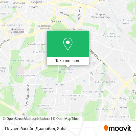 Карта Плувен басейн Дианабад