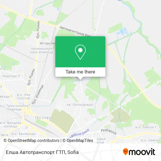 Карта Елша Автотранспорт ГТП