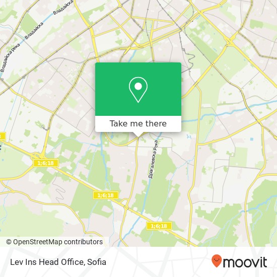 Lev Ins Head Office map