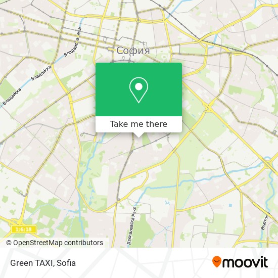 Green TAXI map