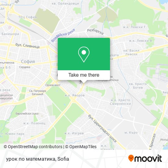 Карта урок по математика