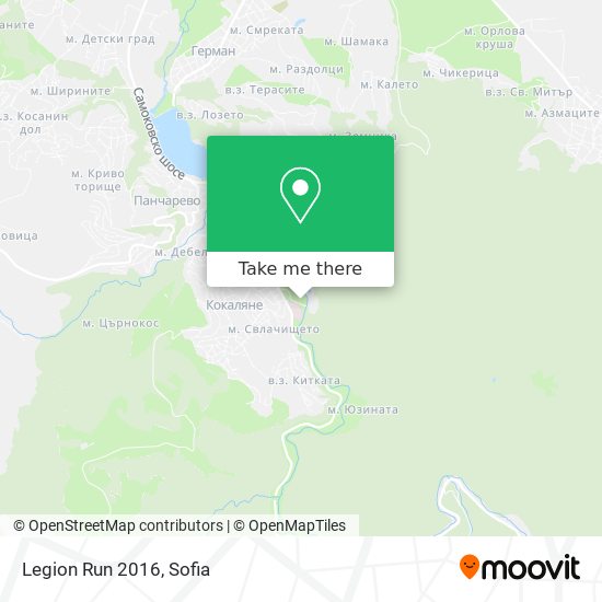 Legion Run 2016 map