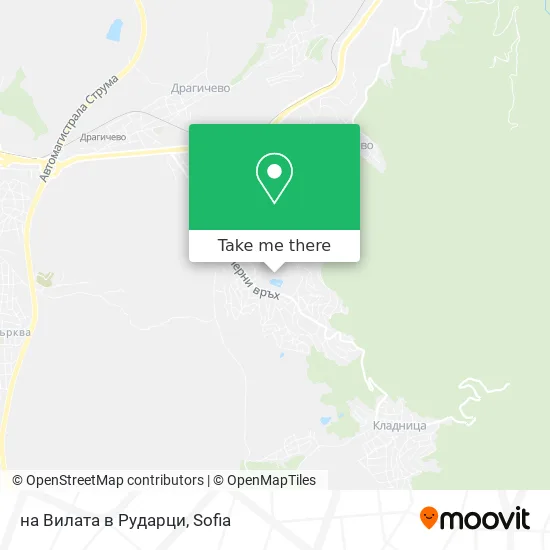 Карта на Вилата в Рударци