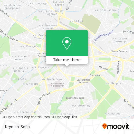 Карта Kryolan