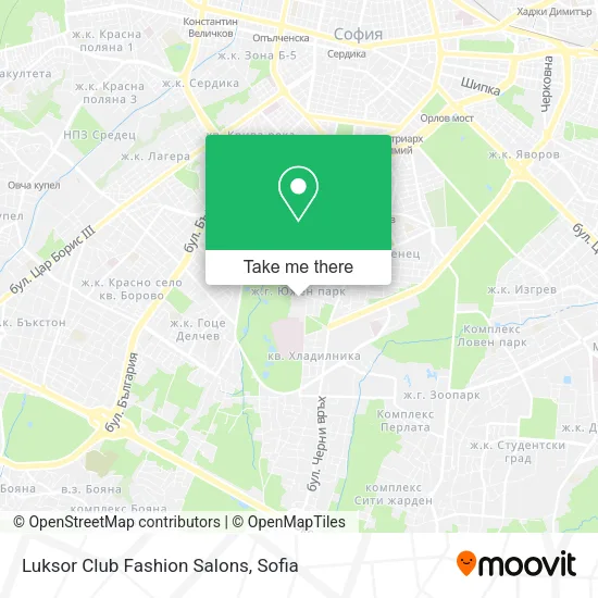 Карта Luksor Club Fashion Salons
