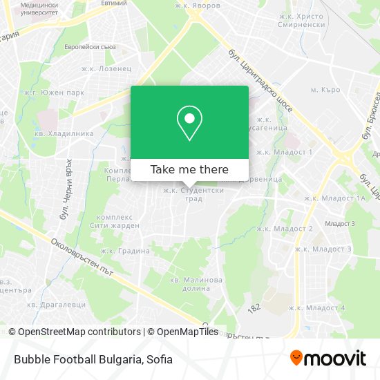 Bubble Football Bulgaria map