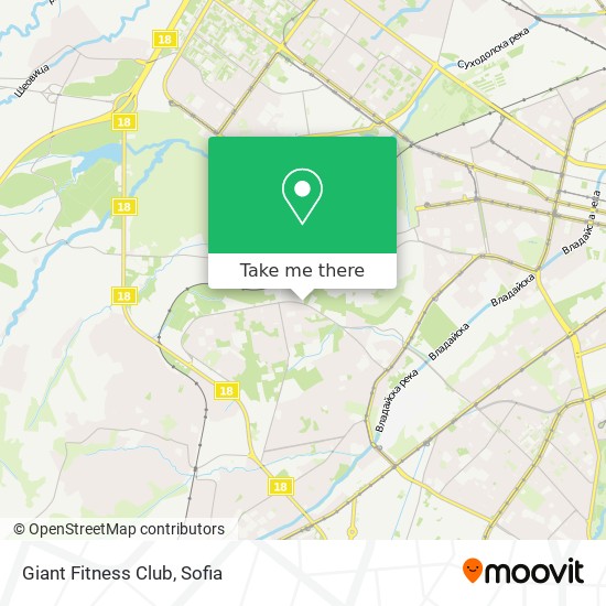 Giant Fitness Club map
