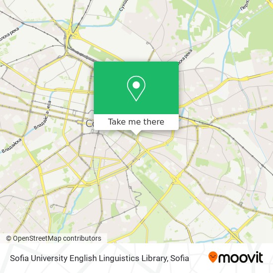 Sofia University English Linguistics Library map