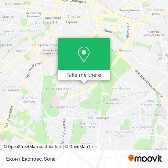 Еконт Експрес map