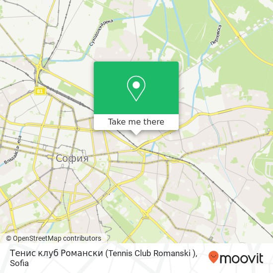 Тенис клуб  Романски  (Tennis Club  Romanski ) map