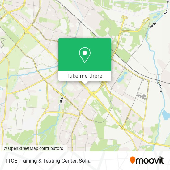 ITCE Training & Testing Center map