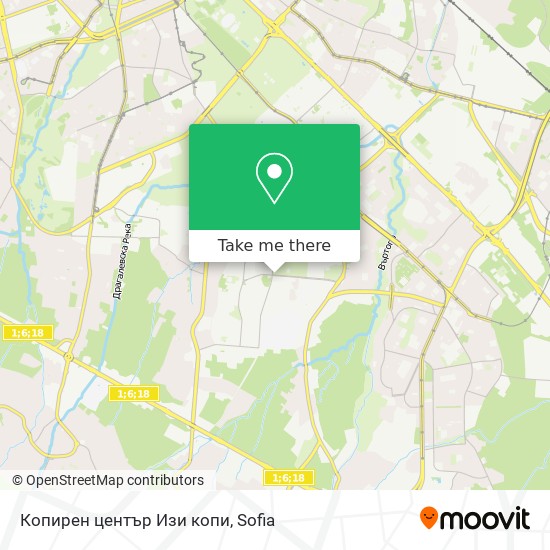 Копирен център  Изи копи map