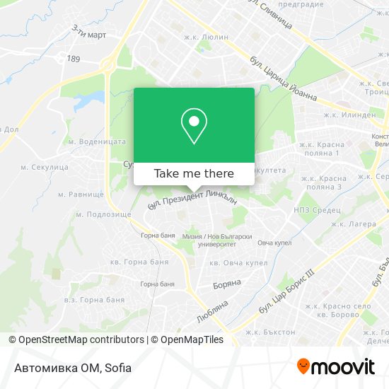 Автомивка ОМ map