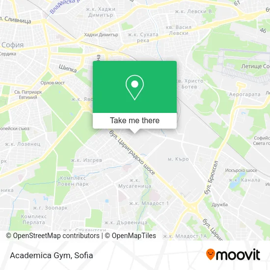 Карта Academica Gym