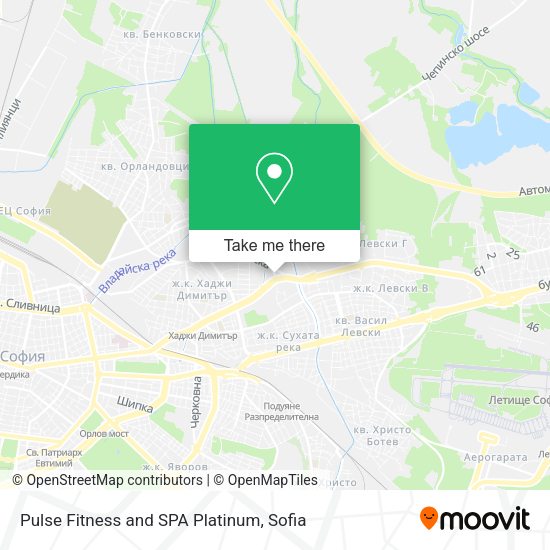 Карта Pulse Fitness and SPA Platinum