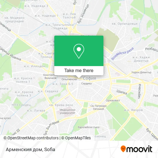 Карта Арменския дом