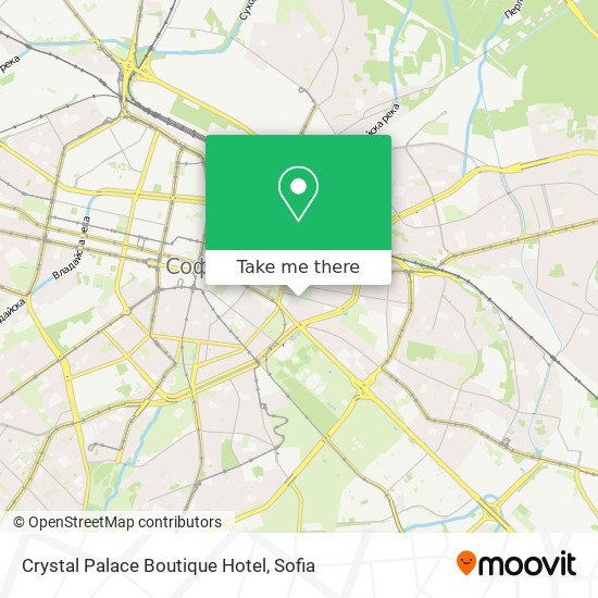 Crystal Palace Boutique Hotel map