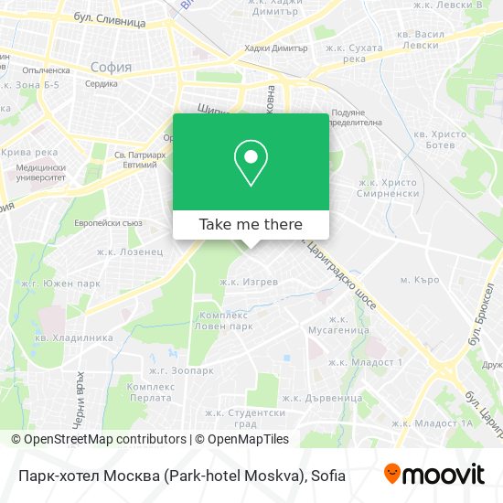 Карта Парк-хотел Москва (Park-hotel Moskva)