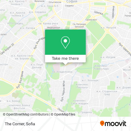 The Corner map