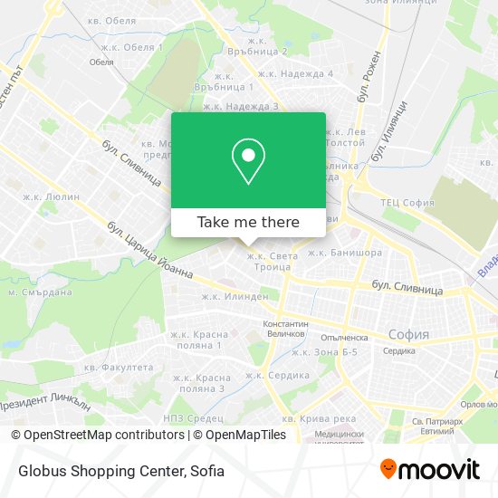 Globus Shopping Center map