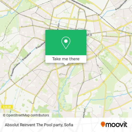 Absolut Reinvent The Pool party map