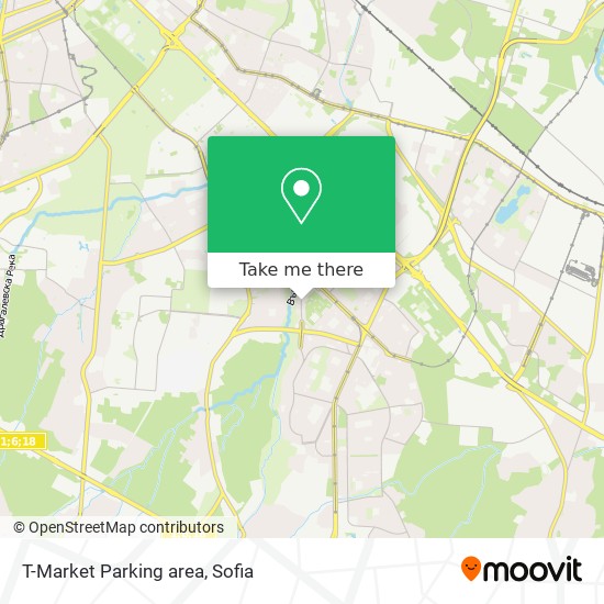 T-Market Parking area map