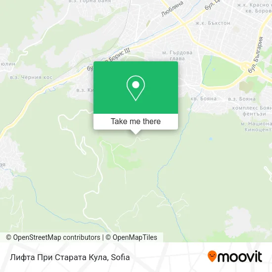 Карта Лифта При Старата Кула