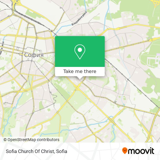 Sofia Church Of Christ map