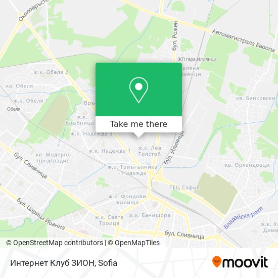 Интернет Клуб ЗИОН map