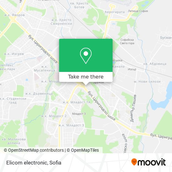 Elicom electronic map