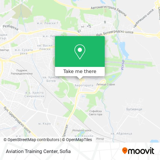 Aviation Training Center map