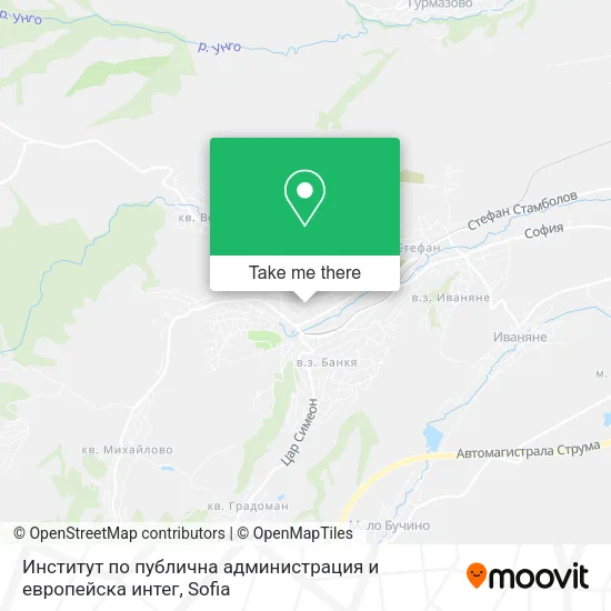 Карта Институт по публична администрация и европейска интег