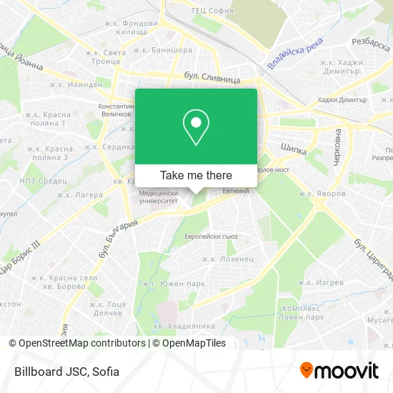 Карта Billboard JSC