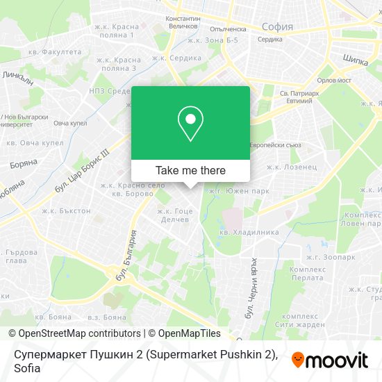 Карта Супермаркет Пушкин 2 (Supermarket Pushkin 2)