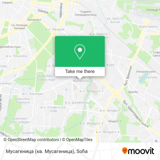 Карта Мусагеница (кв. Мусагеница)