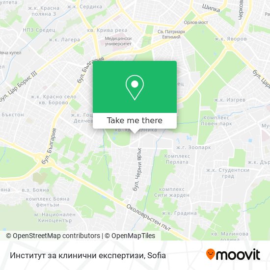 Институт за клинични експертизи map
