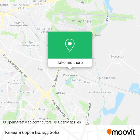 Карта Книжна борса Болид