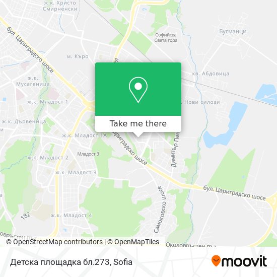 Детска площадка бл.273 map