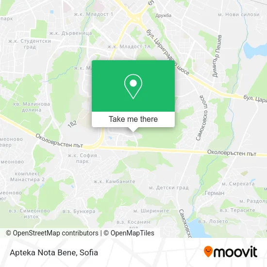 Карта Apteka Nota Bene