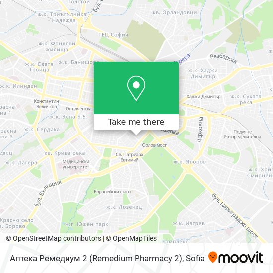 Аптека Ремедиум 2 (Remedium Pharmacy 2) map