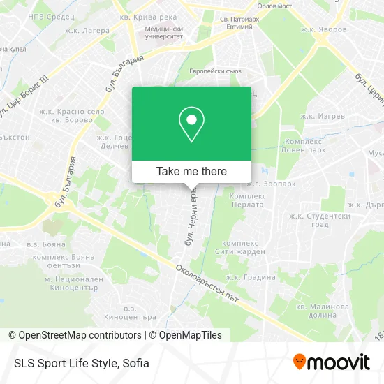 SLS Sport Life Style map