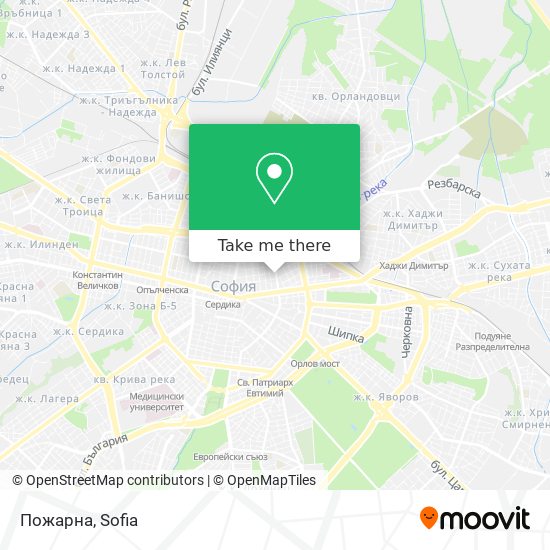 Пожарна map