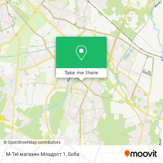 M-Tel магазин  Младост 1 map