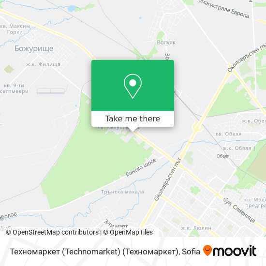 Техномаркет (Technomarket) (Техномаркет) map