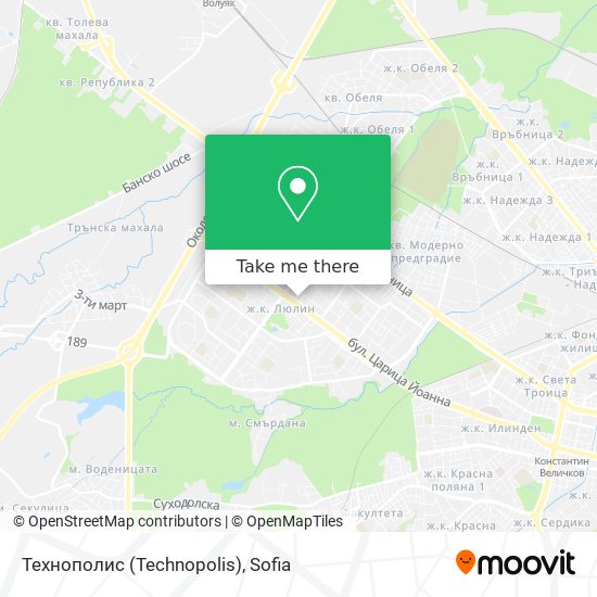 Технополис (Technopolis) map