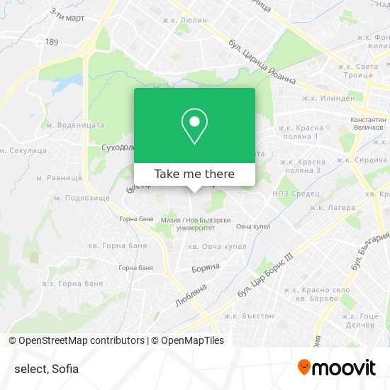 select map